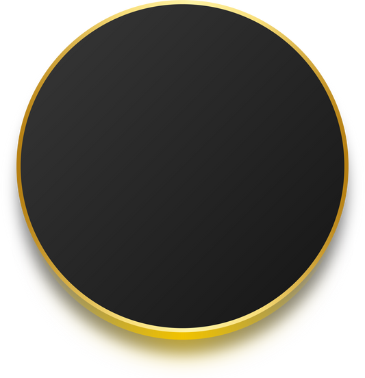 neon gold dark circle banner