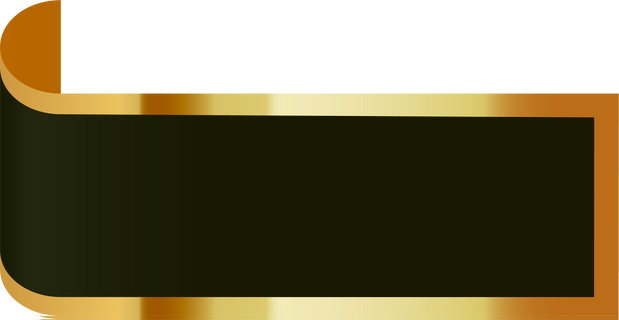 Gold and black luxury label