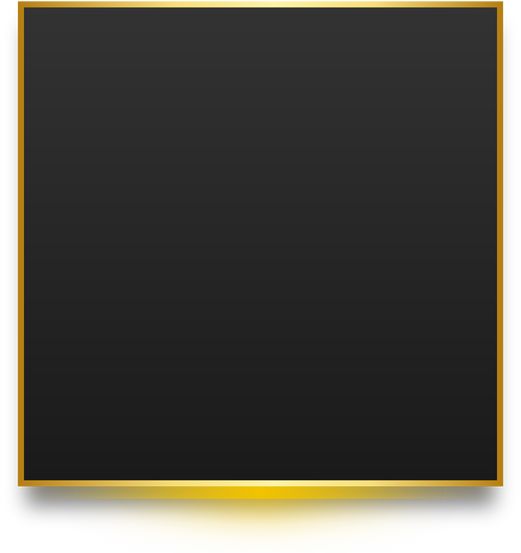 neon gold dark square banner