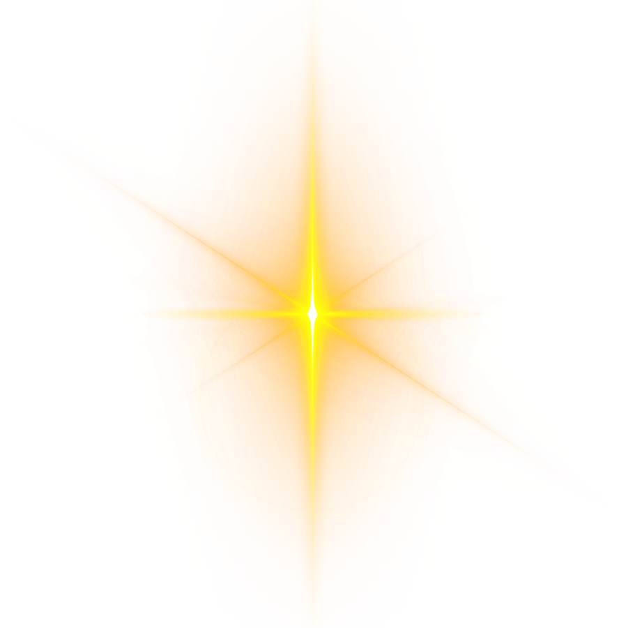 Lens flare star gold light special effect background